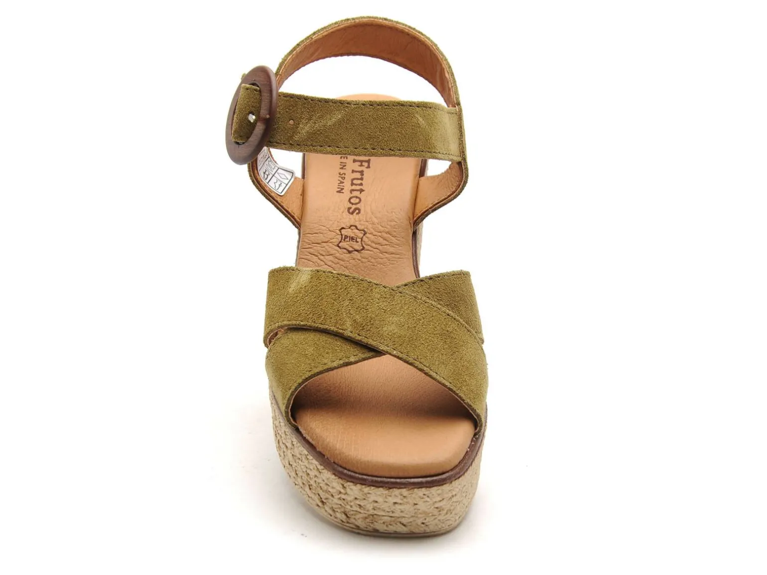 Eva Frutos 5816 Kaki Sandales à Talons Femme