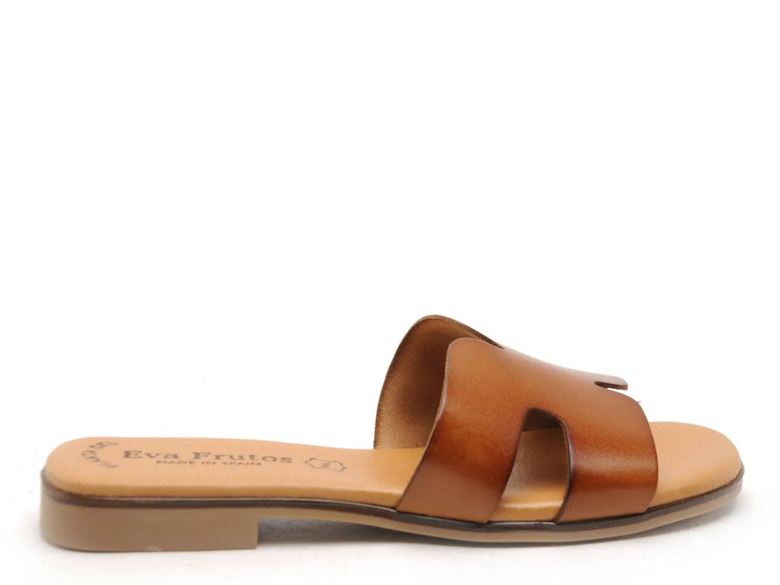 Eva Frutos 3053 Marron clair Mules et Sabots Plats Femme
