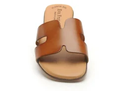 Eva Frutos 3053 Marron clair Mules et Sabots Plats Femme