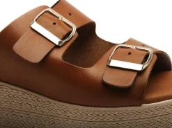Eva Frutos 5373 Marron Mules et Sabots à Talons Femme