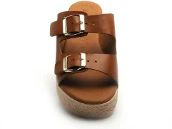 Eva Frutos 5373 Marron Mules et Sabots à Talons Femme