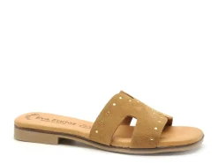 Eva Frutos 3054 Marron Mules et Sabots Plats Femme
