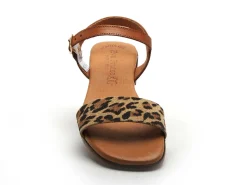Eva Frutos 3090 Marron Sandales Plates Femme