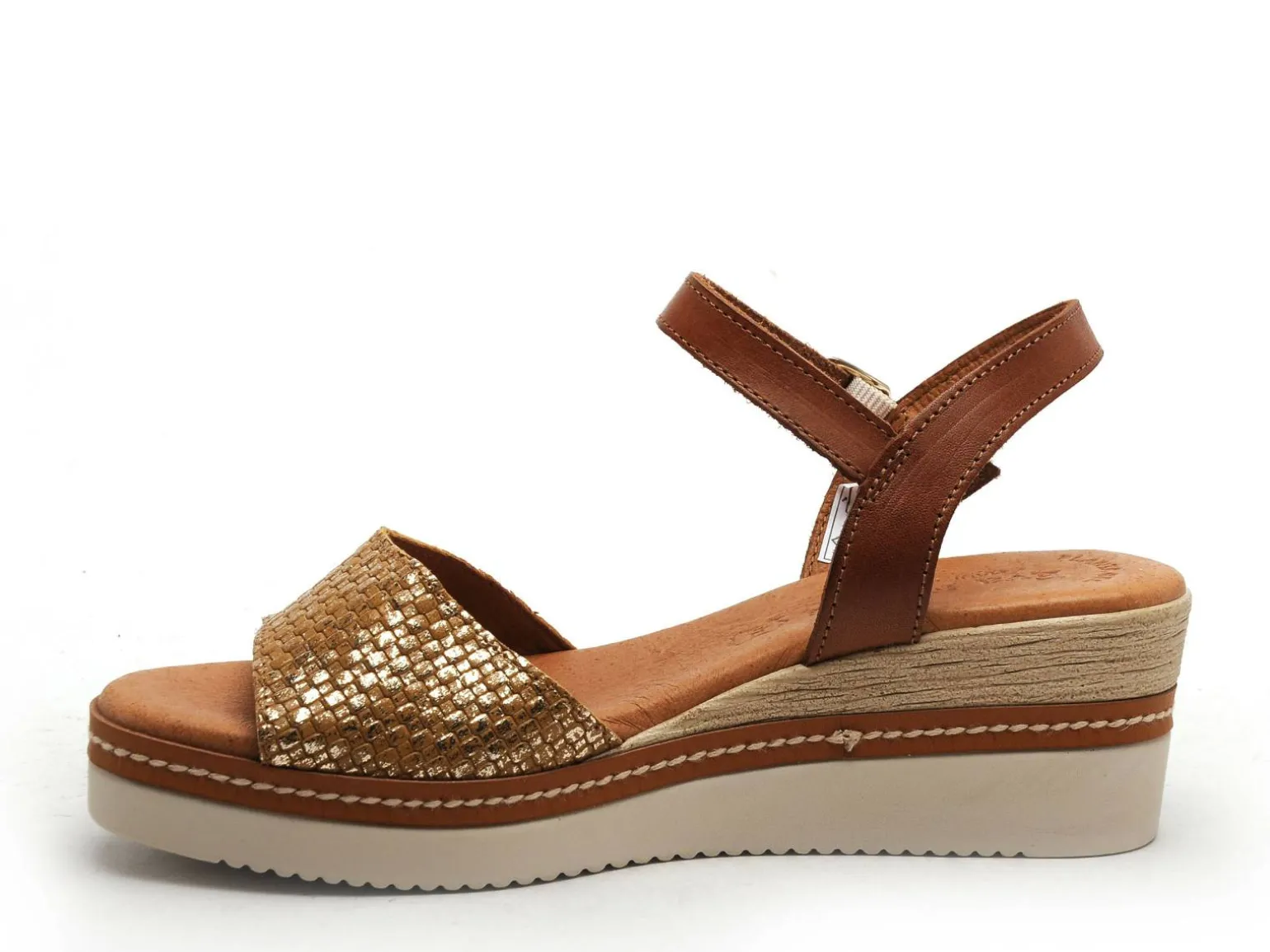 Eva Frutos 569 Marron Sandales à Talons Femme