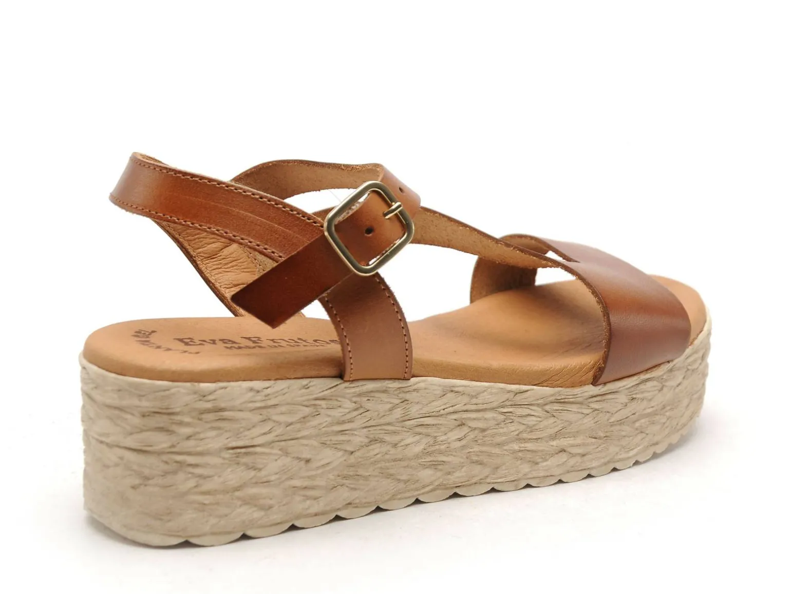 Eva Frutos 742 Marron Sandales à Talons Femme