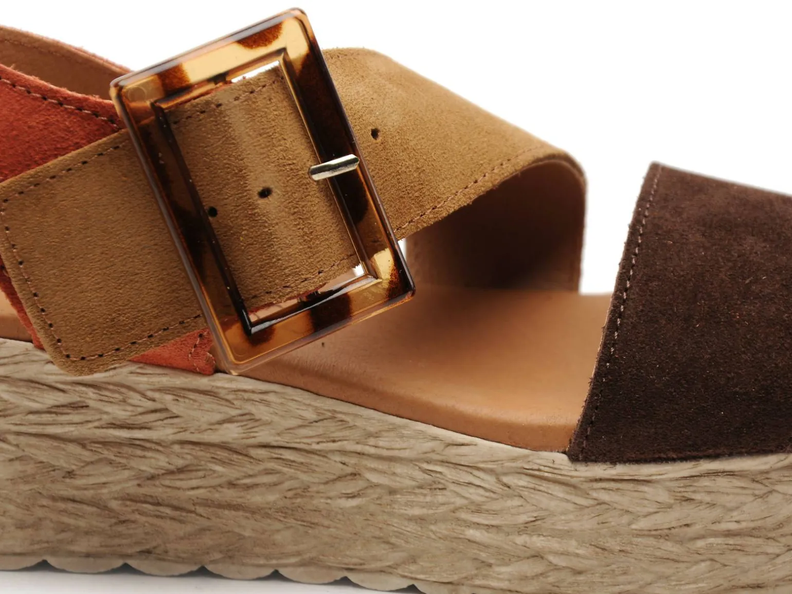 Eva Frutos 718 Marron Sandales à Talons Femme