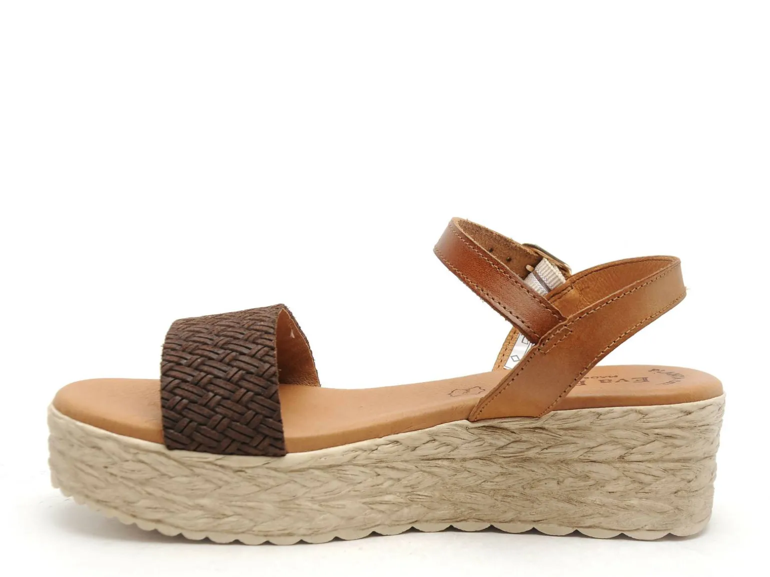 Eva Frutos 791 Marron Sandales à Talons Femme