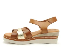 Eva Frutos 550 Marron Sandales à Talons Femme