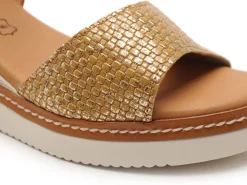 Eva Frutos 569 Marron Sandales à Talons Femme