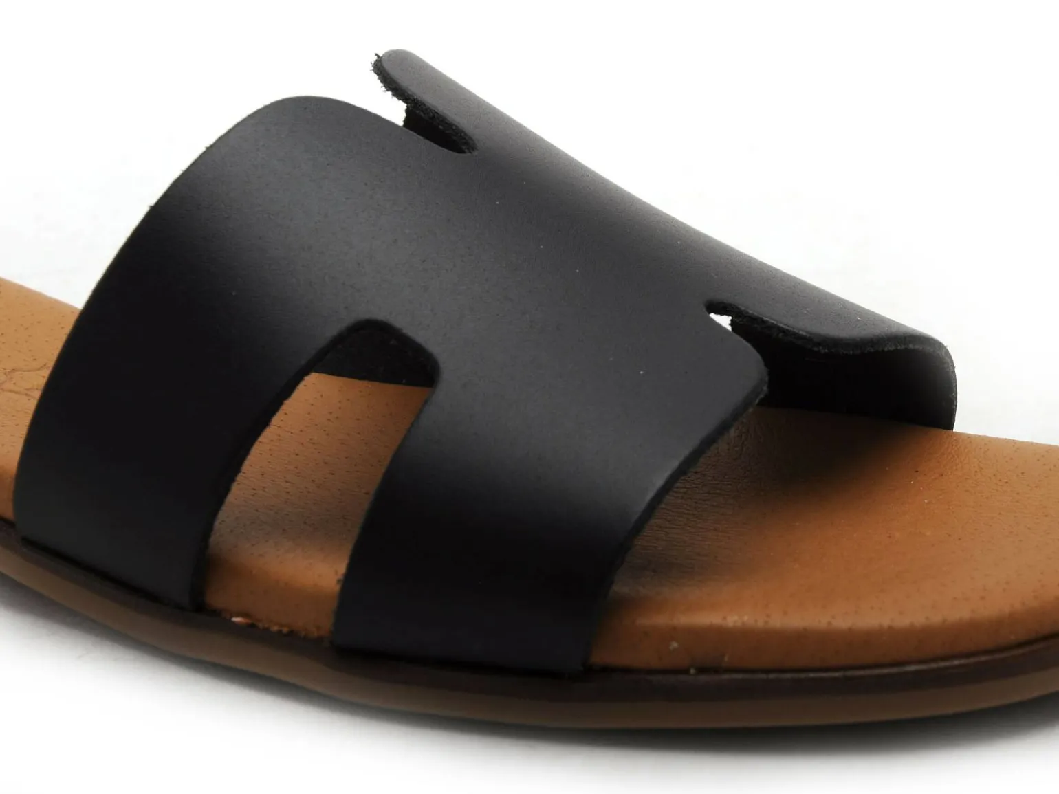 Eva Frutos 3053 Noir Mules et Sabots Plats Femme