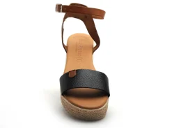Eva Frutos 5352 Noir Sandales à Talons Femme
