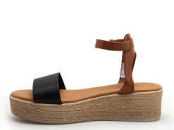 Eva Frutos 5352 Noir Sandales à Talons Femme