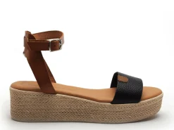 Eva Frutos 5352 Noir Sandales à Talons Femme