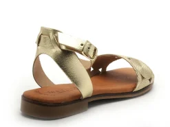 Eva Frutos 3056 Or Sandales Plates Femme