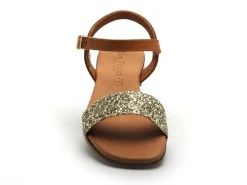 Eva Frutos 3090 Or Sandales Plates Femme