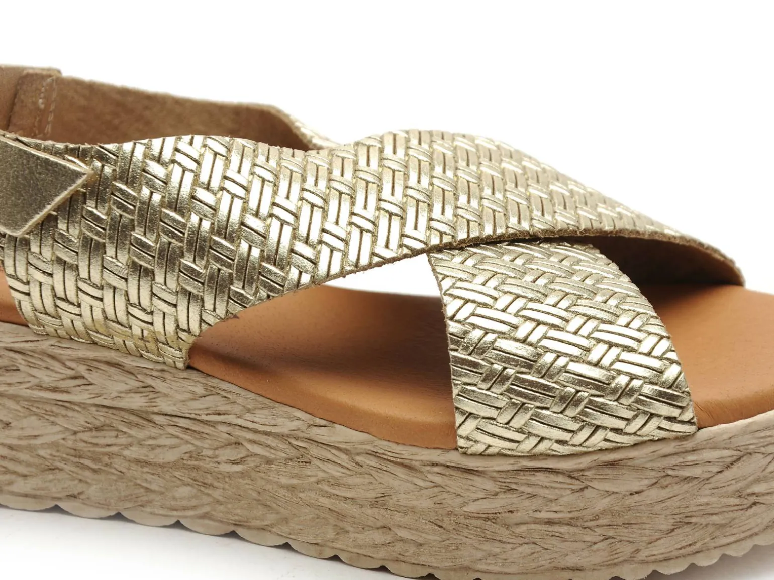 Eva Frutos 714 Or Sandales à Talons Femme