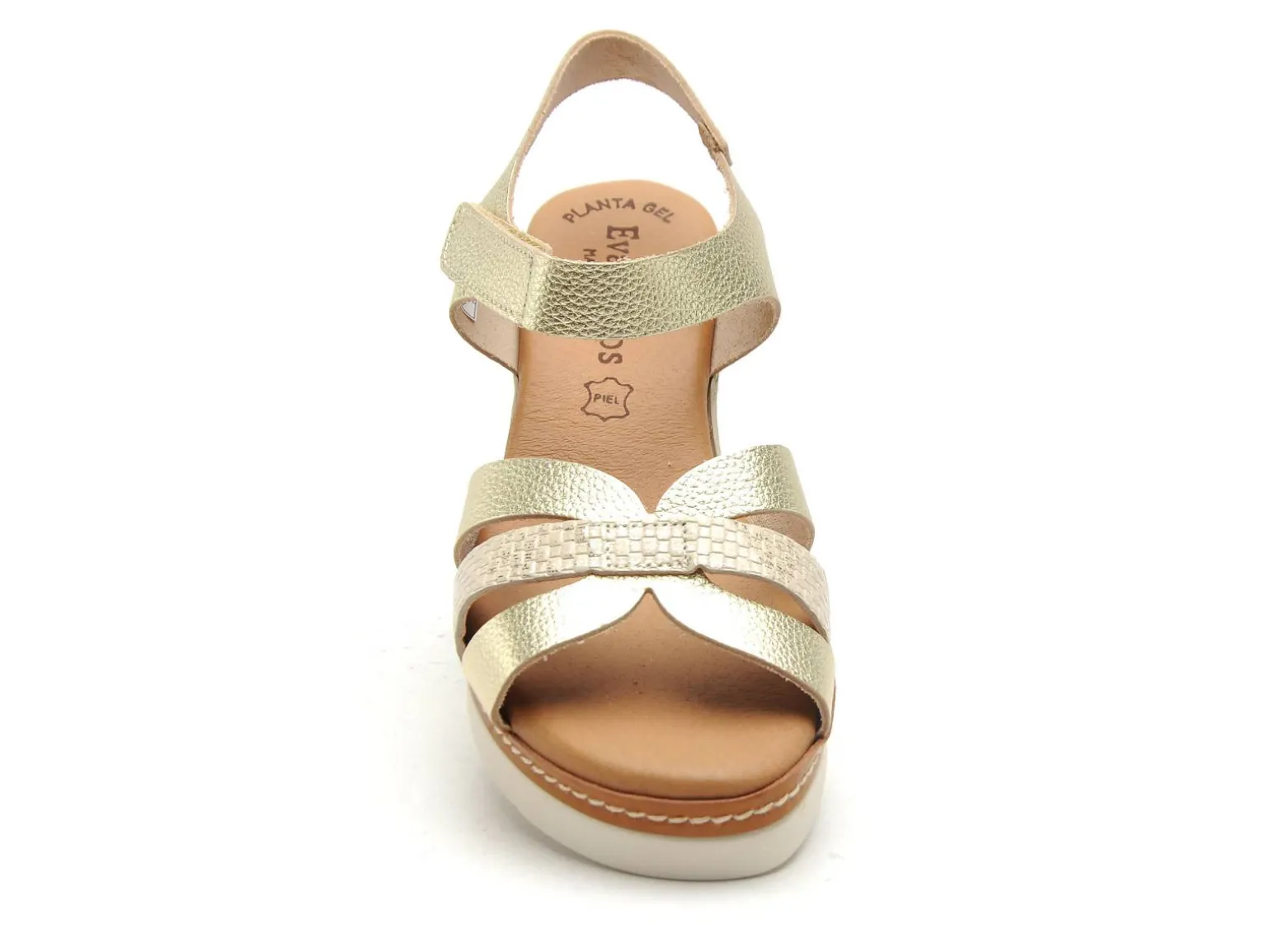 Eva Frutos 550 Or Sandales à Talons Femme