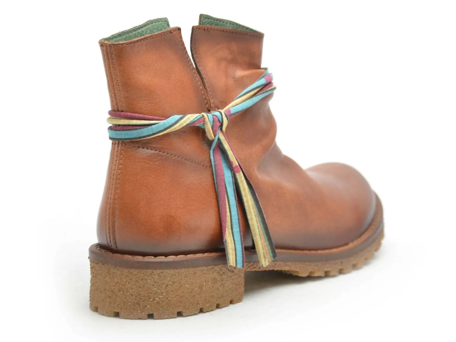Felmini E013 Marron Clair Boots et Bottines Plates Femme
