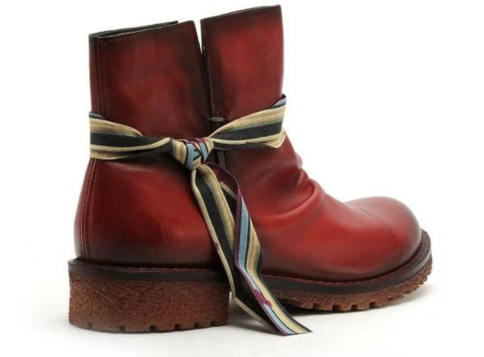 Felmini E013 Rouge Boots et Bottines Plates Femme