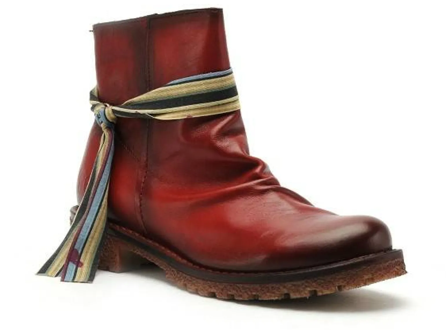 Felmini E013 Rouge Boots et Bottines Plates Femme