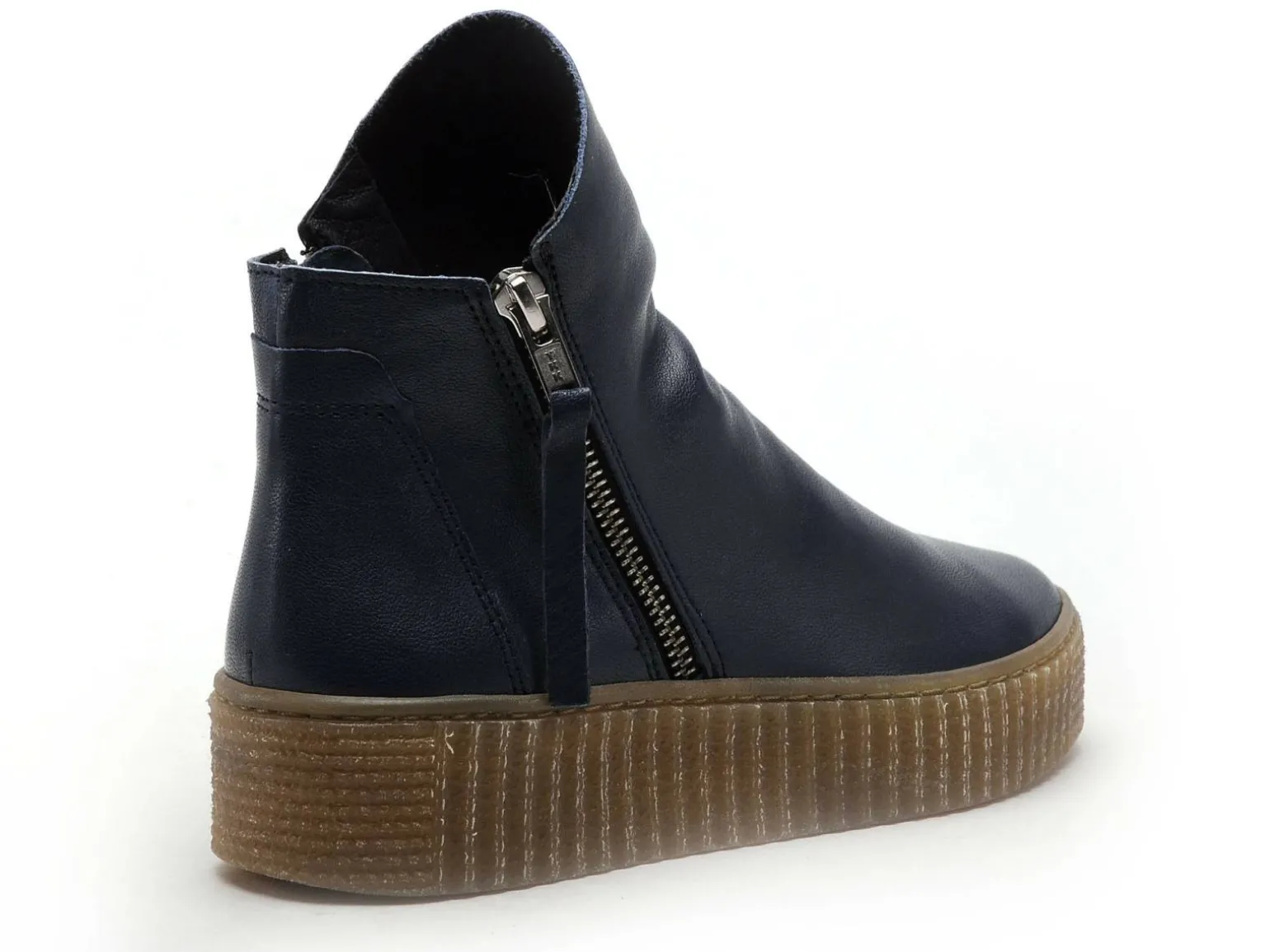 Follia Dolce 411 Bleu Boots et Bottines Plates Femme