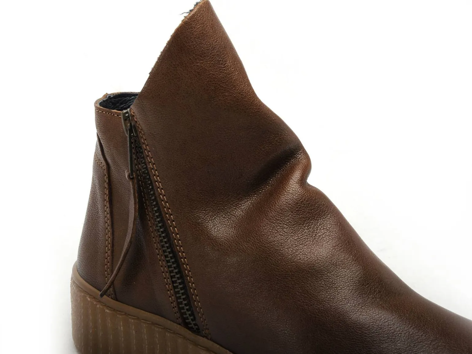 Follia Dolce 411 Marron Boots et Bottines Plates Femme