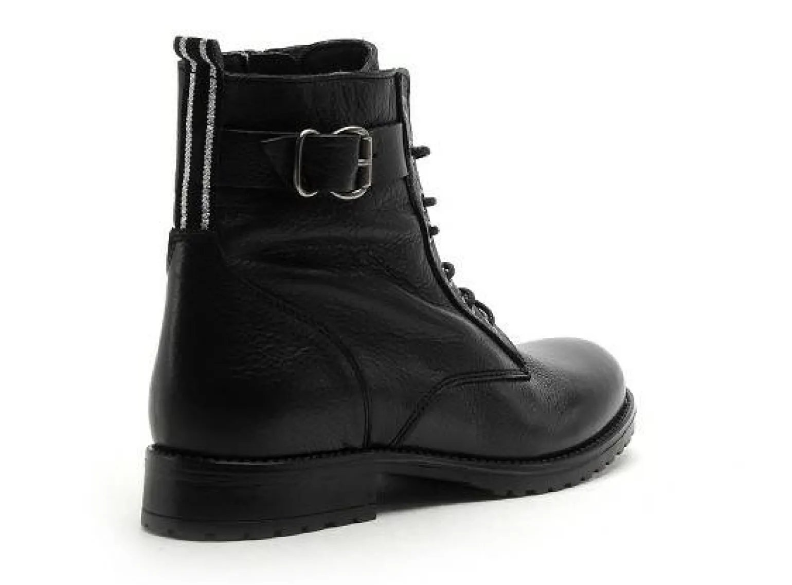 Fricote 40544BON1 TIRETTE CUIR Noir Boots et Bottines Plates Femme