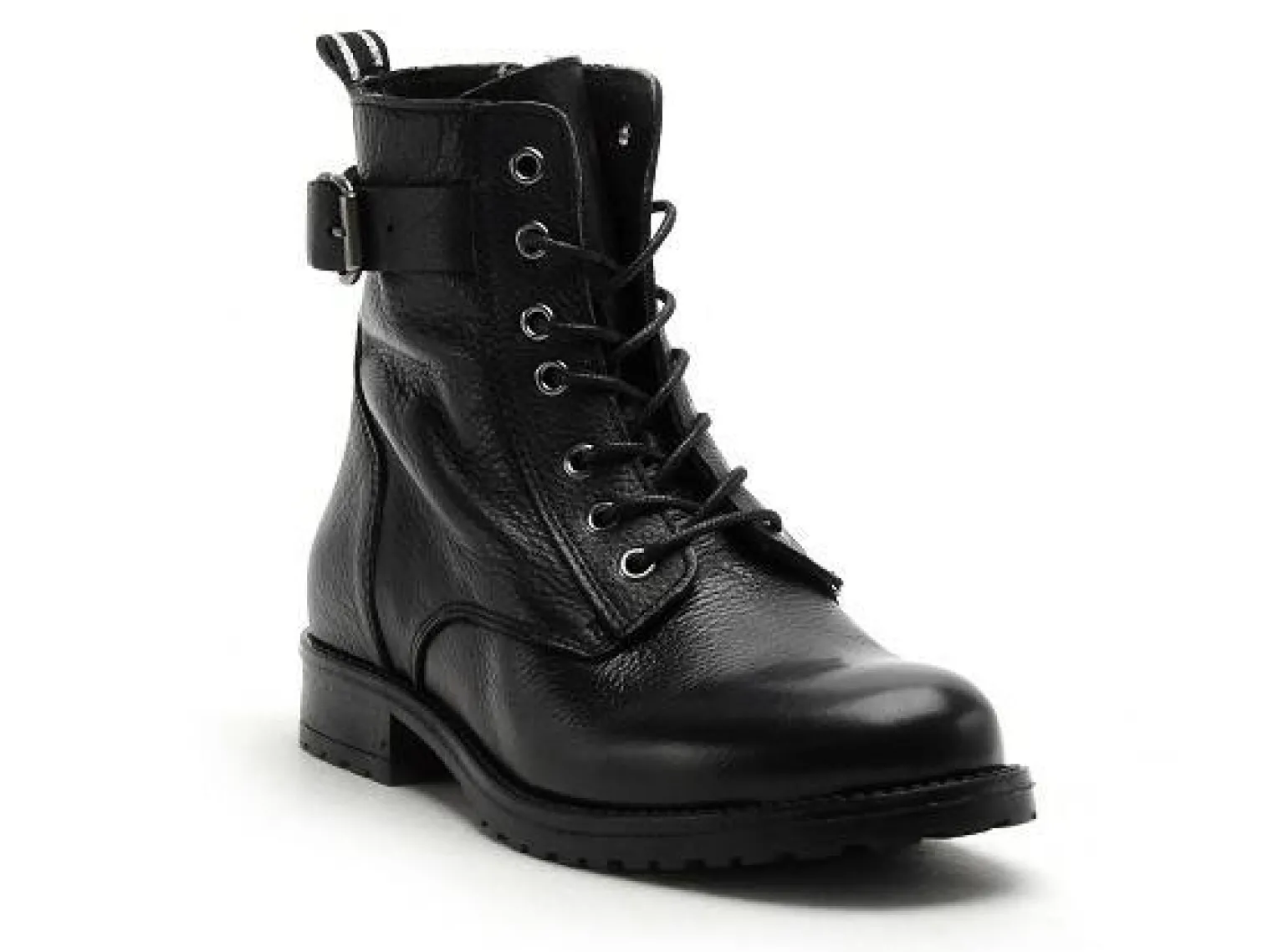 Fricote 40544BON1 TIRETTE CUIR Noir Boots et Bottines Plates Femme