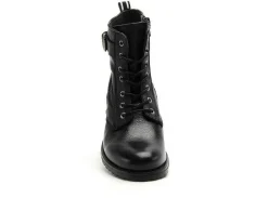 Fricote 40544BON1 TIRETTE CUIR Noir Boots et Bottines Plates Femme