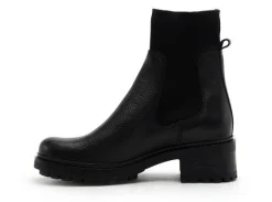 Fricote 38594FB1 Noir Boots et Bottines à Talons Femme