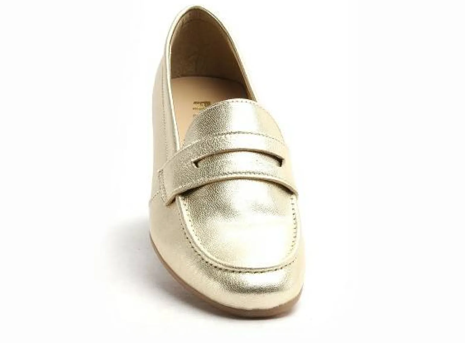 Fricote 40060 40012 METAL Or Mocassins Femme