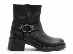 Fricote 40209 Noir Boots et Bottines à Talons Femme