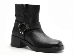 Fricote 40209 Noir Boots et Bottines à Talons Femme