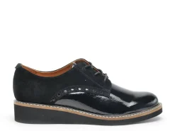 Fugitive CHAMOI Noir Derbies Femme