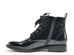 Fugitive FEUTRE Noir Boots et Bottines Plates Femme