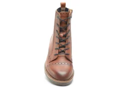 Fugitive GELINE Marron Boots et Bottines Plates Femme