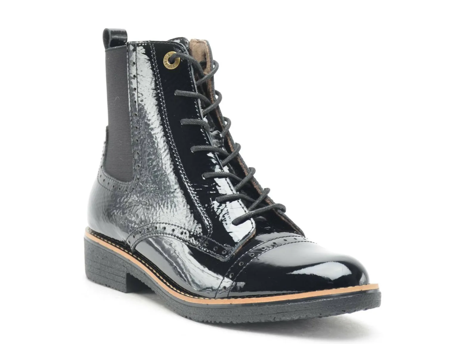 Fugitive GELINE Noir Boots et Bottines Plates Femme