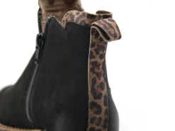 Fugitive GENOI Noir Boots et Bottines Plates Femme