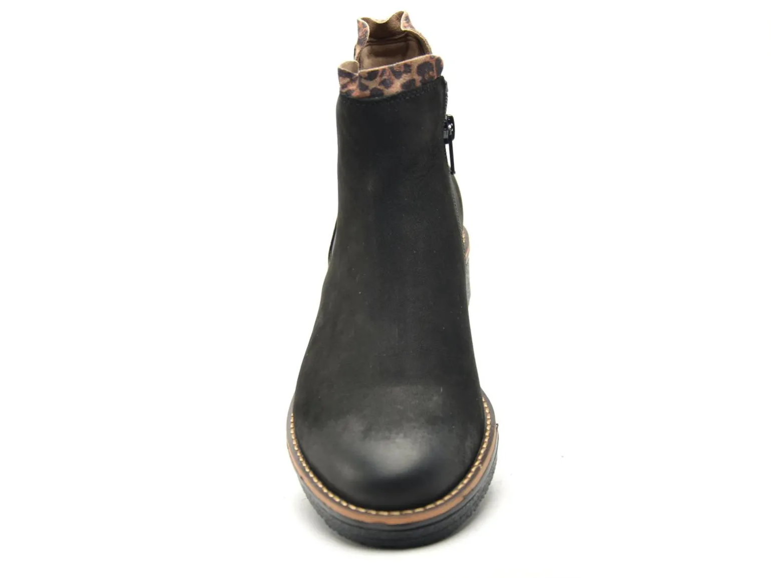 Fugitive GENOI Noir Boots et Bottines Plates Femme