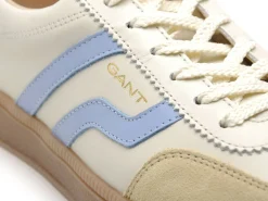 Gant CUZIMA CUIR Blanc Baskets Basses Femme