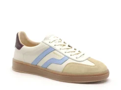 Gant CUZIMA CUIR Blanc Baskets Basses Femme