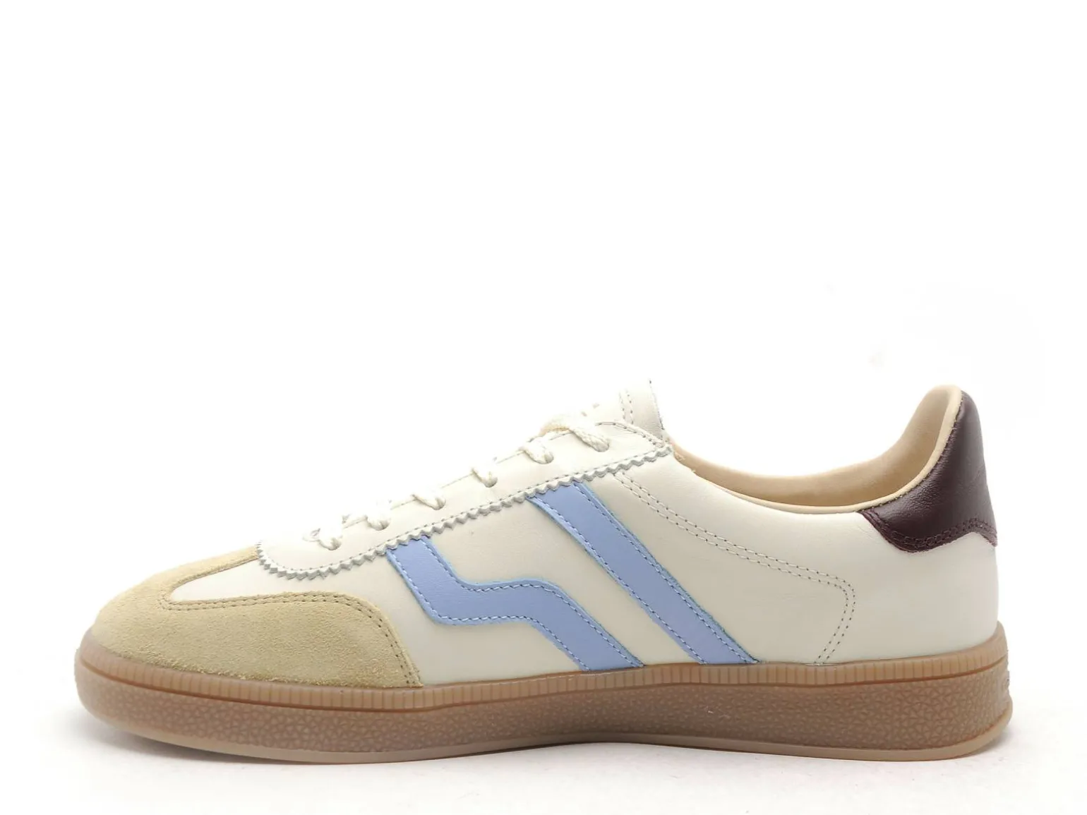 Gant CUZIMA CUIR Blanc Baskets Basses Femme