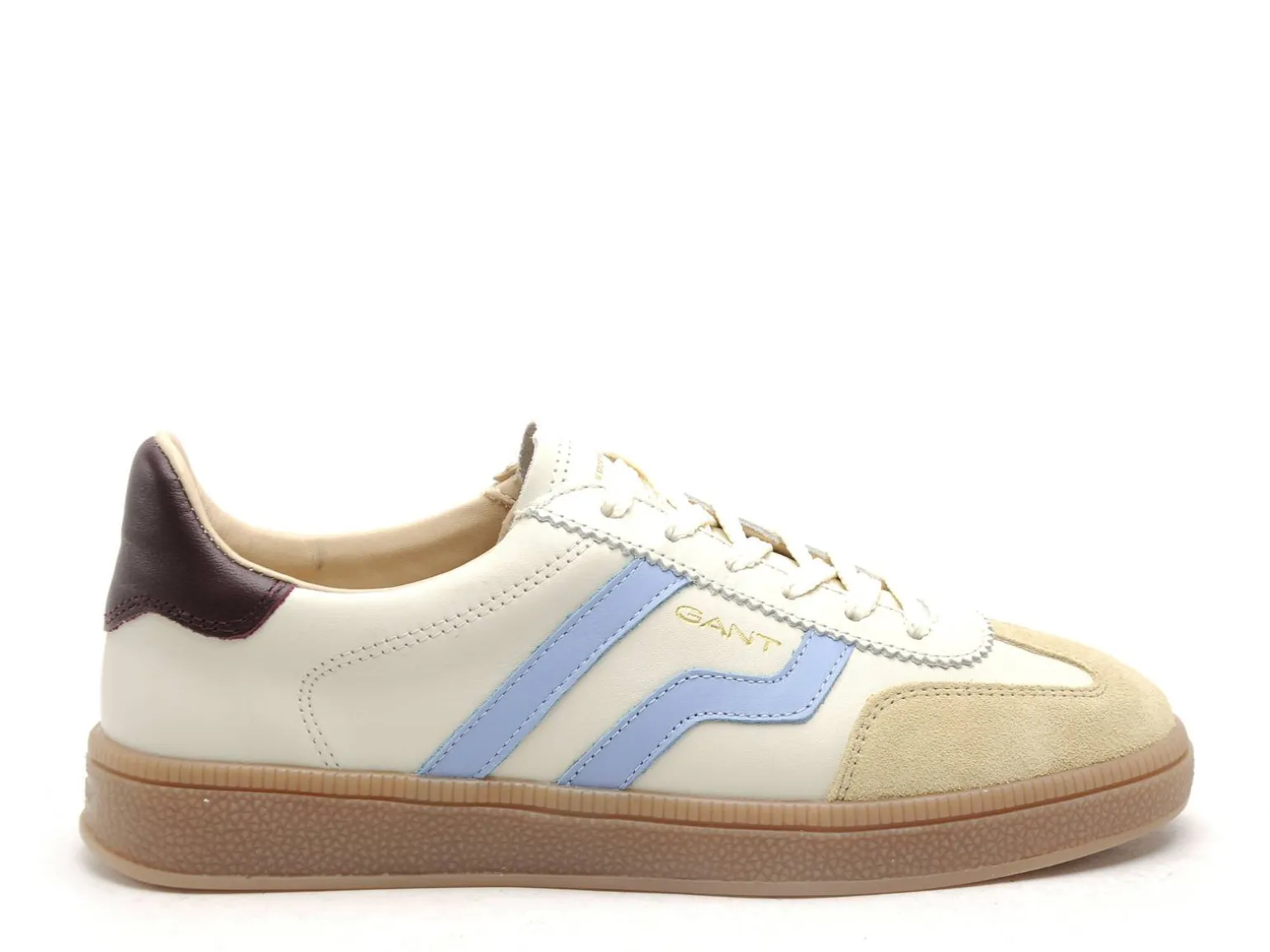 Gant CUZIMA CUIR Blanc Baskets Basses Femme