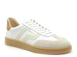 Gant CUZMO CUIR Blanc Baskets Basses Homme