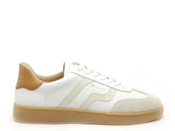 Gant CUZMO CUIR Blanc Baskets Basses Homme