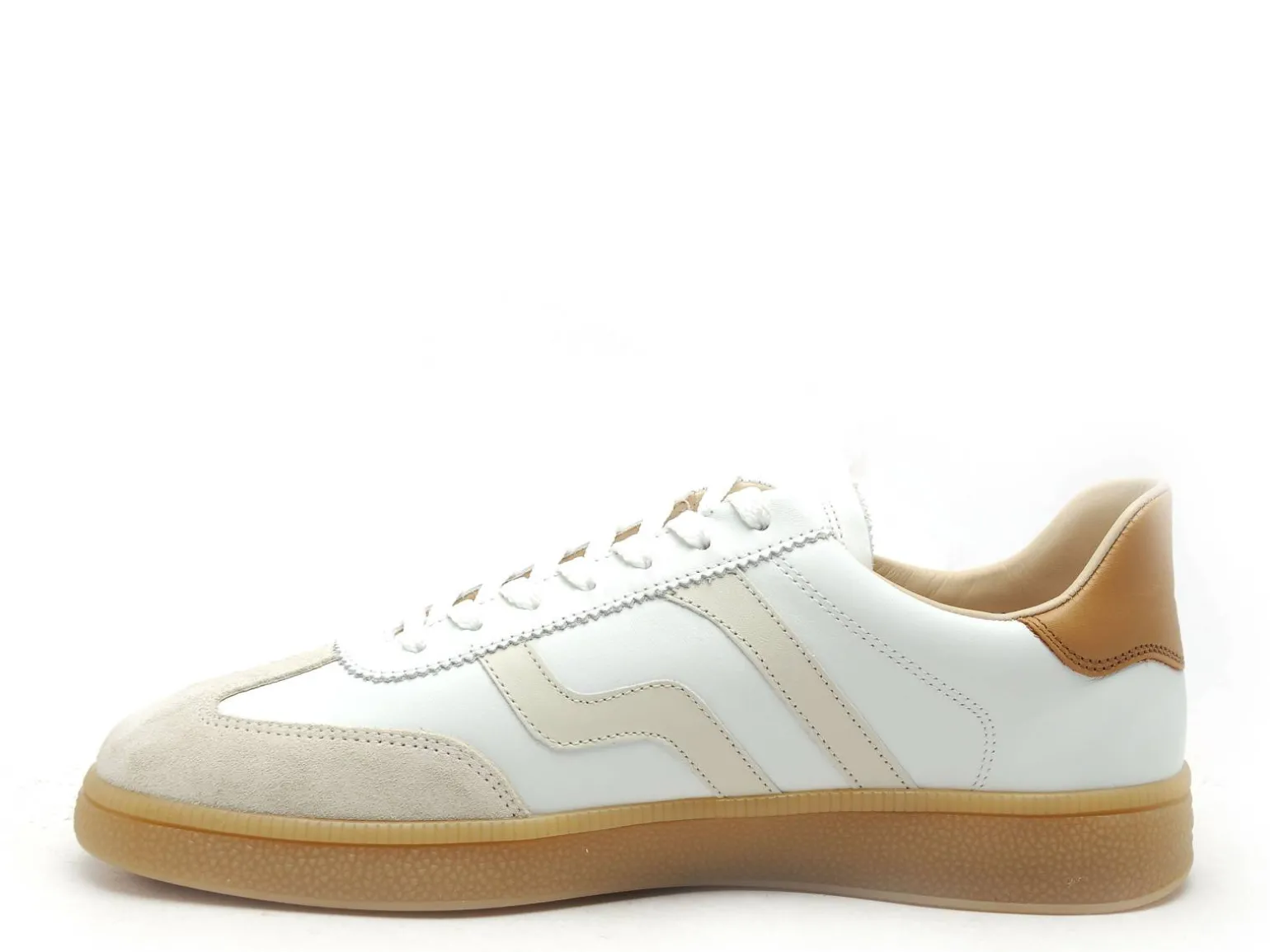 Gant CUZMO CUIR Blanc Baskets Basses Homme