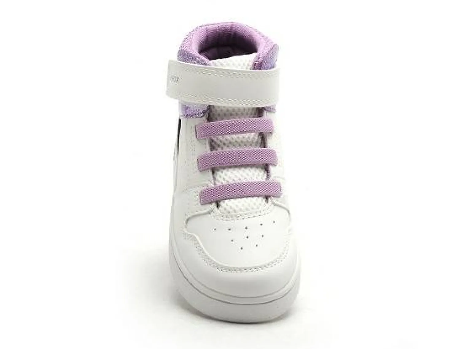 Geox B ECLYPER GIRL B465MA Blanc Baskets Montantes Fille