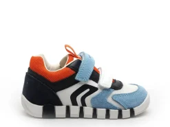 Geox B IUPIDOO BOY B32008 Bleu Baskets Basses Garçon