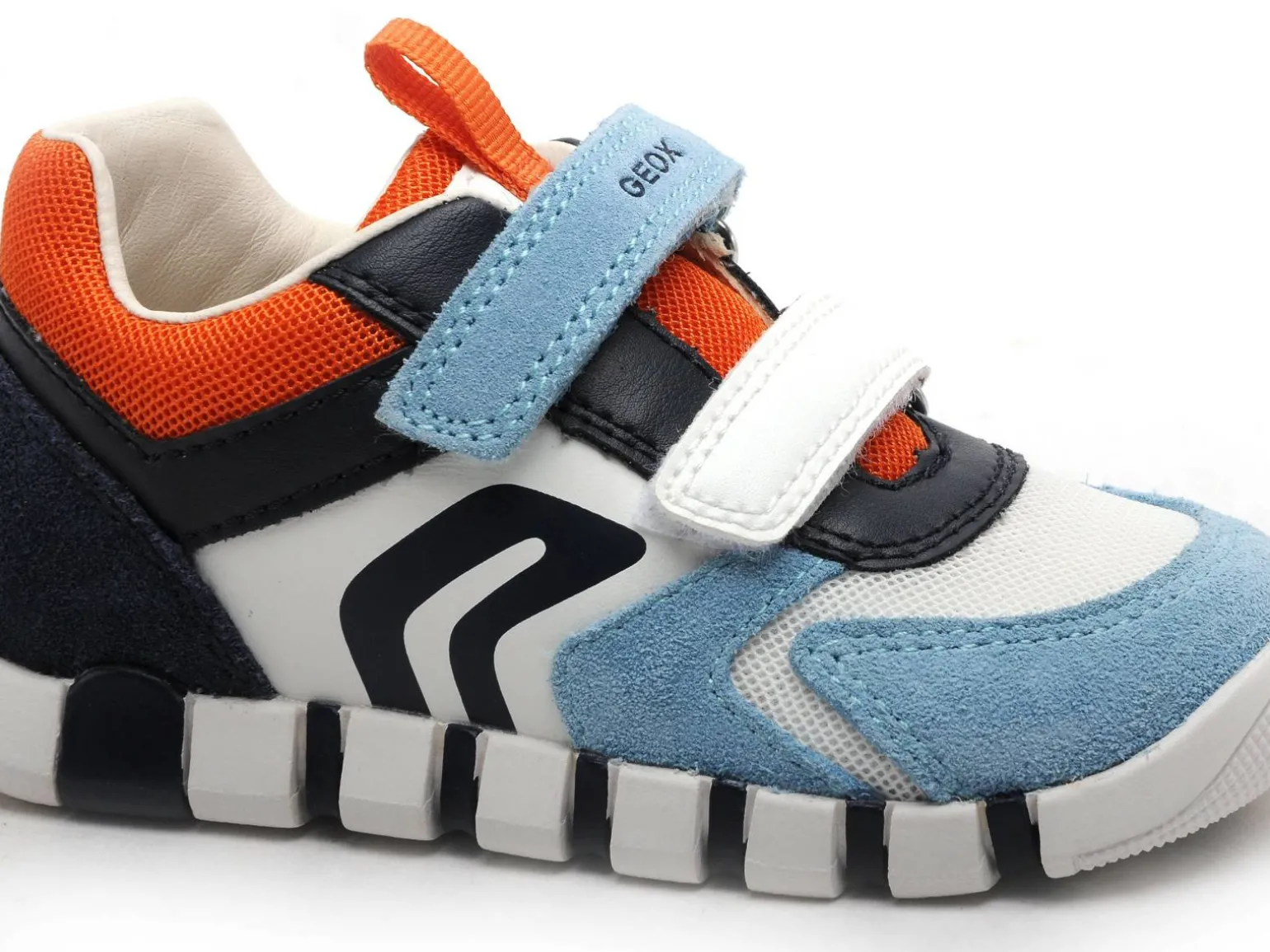Geox B IUPIDOO BOY B32008 Bleu Baskets Basses Garçon