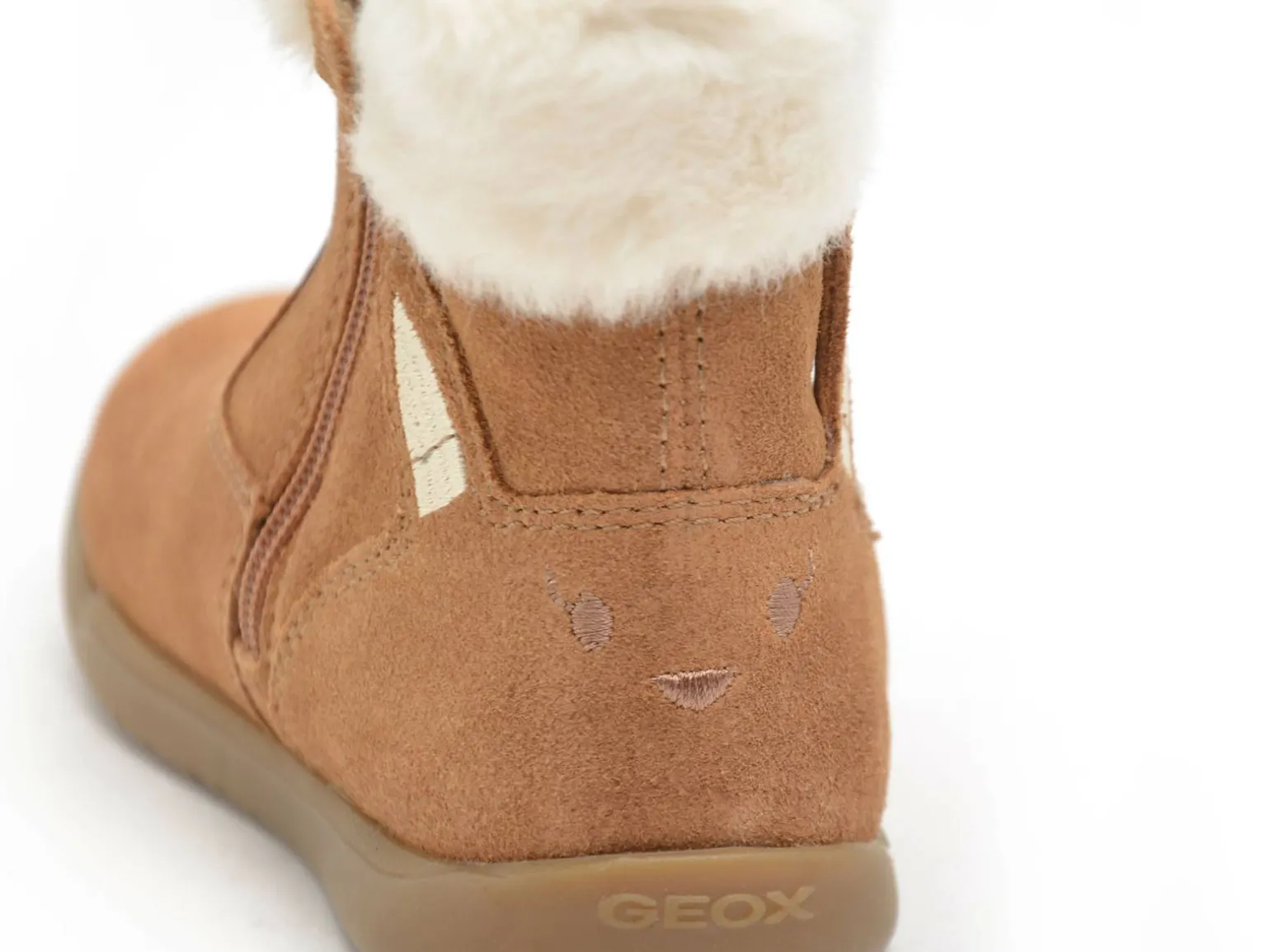 Geox B MACCHIA GIRL B564PA Marron Boots et Bottes Fille